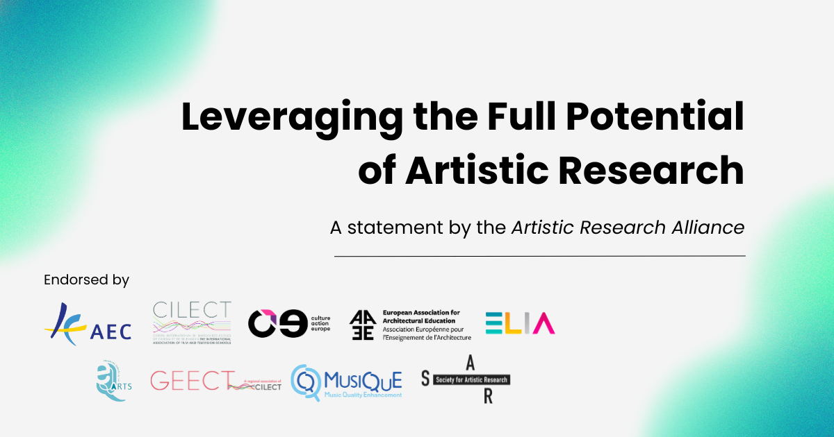 
<span>First Statement by the Artistic Research Alliance</span>
